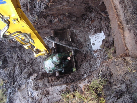 Historical plane dig